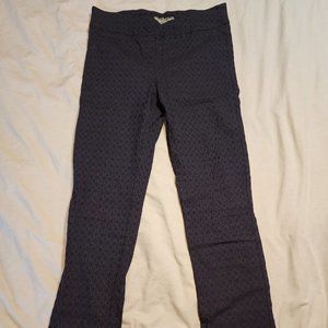 EUC Erica Taylor navy printed pant